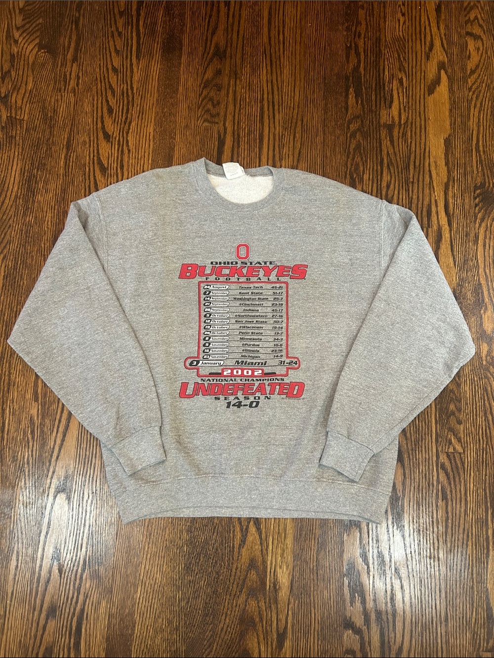 Vintage Y2K Ohio State Buckeyes Football Sweatshirt